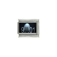 9 11 9/11/01 WTC Never Forget Italian Photo Charms 9mm