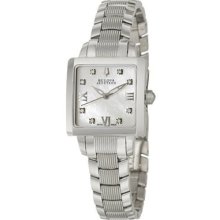 Accutron By Bulova Diamond Masella Stainless Steel Womens Watch 63p103