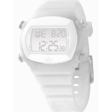 Adidas Adh6046 Adh6046 Unisex White Rubber Stainless Steel Case Watch