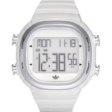 Adidas Originals Unisex White Digital Seoul Watch