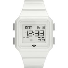 adidas originals Watches Men's Peachtree Digital White