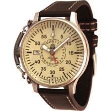 Aeromatic 1912 Automatic 24 Hour Watch, Large Minutes and Spring Crown Guard #A1394