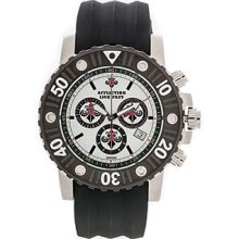 Affliction Gents Chronograph Watch Black/White