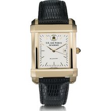 Air Force Men's Gold Quad w/ Leather Strap