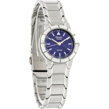 Alexandre Christie Sapphire Ladies Blue Dial Swiss Quartz Watch A8047lss01