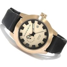 Android Antiforce Automatic Watch - IP Gold Case with Gold Dial