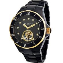 Android Hercules Ceramic Black Dial Automatic Tourbillon Watch