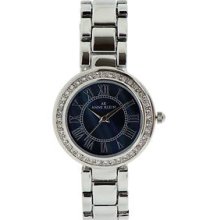 Anne Klein Women's Diamonds Stainless Steel Case Watch 10-9649bmsv