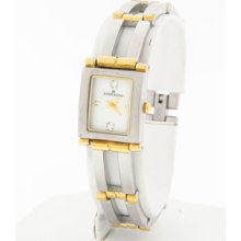 Anne Klein Women's Two-tone Stainless Steel White Dial Quartz Watch