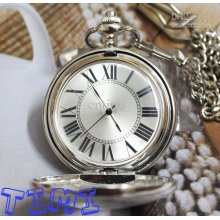 Antique Silver Pocket Watch Case For Magnifer