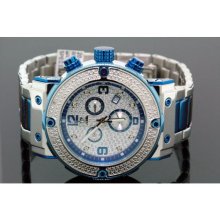 Aqua Master Mens Two Tone Diamond Watch