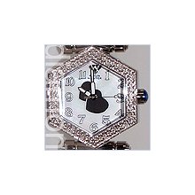 Aqua Master Square 20 pcs Diamond Womens Watch AM0262