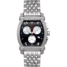 Aqua Master Watches Unisex Real Diamond Watch 2.50ct