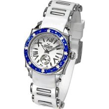 Aquaswiss 62LD040 Swissport Ladies Star Watch with Diamonds White