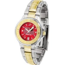 Arkansas State Red Wolves Ladies Stainless Steel and Gold Tone Watch