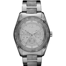 Armani Exchange White Marbled Multifunction Women's watch #AX5076