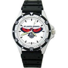 Atlanta Hawks Option Sport Watch with Rubber Strap LogoArt