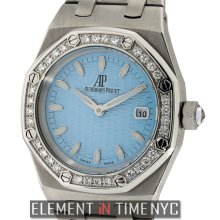 Audemars Piguet Royal Oak Ladies Stainless Steel Diamond Bezel