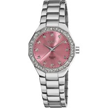 August Steiner Women's Diamond Swiss Quartz Bracelet Watch (Ladies diamond bracelet)