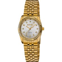August Steiner Women's Diamond Stainless Steel Bracelet Watch (August Steiner ladies diamond Bracelet Watch)
