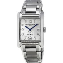 Baume and Mercier Hampton Silver Dial Automatic Mens Watch MOA100 ...