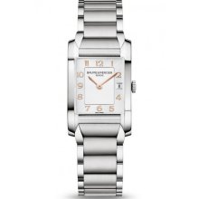 Baume and Mercier Hampton Silver Dial Stainless Steel Ladies Watch M0A10049