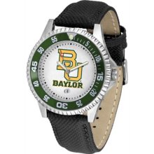 Baylor University Bears BU Mens Leather Wrist Watch