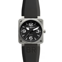 Bell & Ross Aviation BR01-92 Automatic 46mm Men's BR01-92-Steel-Black