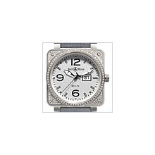 Bell & Ross Aviation BR 01-96 Top Diamond White Dial Mens Watch