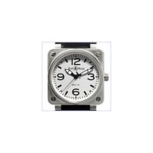 Bell & Ross Aviation BR 01-92 White Dial Mens Watch