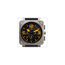 Bell & Ross Aviation BR 01-94 Titanium Orange Mens Watch