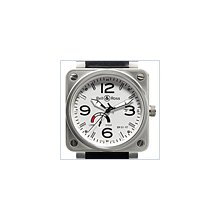 Bell & Ross Aviation BR 01-97 Power Reserve White Dial Mens Watch