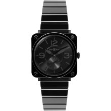 Bell & Ross BR-S Ceramic Quartz 39mm BRS Black Ceramic Phantom Bracelet