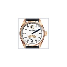 Bell & Ross Vintage 123 Pink Gold Jumping Hour Mens Watch