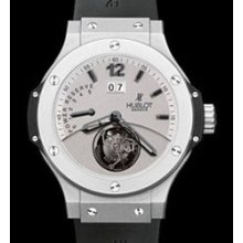 Big Bang Platinum Mat Tourbillon (Platinum / Grey / Rubber)