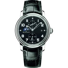 Blancpain Leman Men GMT Black Dial