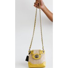 Bodhi Candy Straw Womenâ€™s Crossbody Purse Yellow