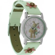 Boofle Bear Ladies Watch Cream Leathertte Strap Abf2001