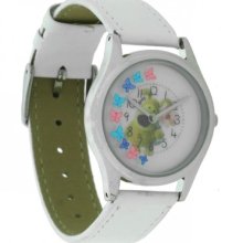 Boofle Bear Ladies Watch , White Leatherette Strap, Bf2006