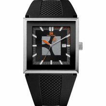 Boss Orange Black Rubber Mens Watch