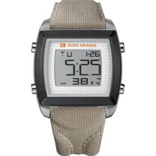 BOSS ORANGE Chronograph Digital Fabric Mens Watch 1512608