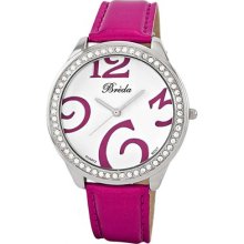 Breda Women's Tierney Watch in Hot Pink