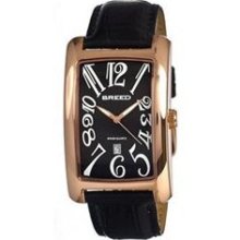 Breed Watches Carraway Men's Watch Primary Color: Black / Rose Gold