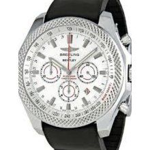 Breitling Bentley Barnato Silver Dial Chronograph Mens Watch A2536821-G734BKRD