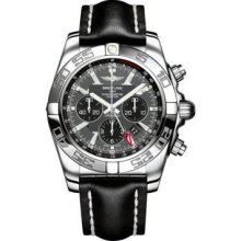 Breitling Chronomat GMT Leather Strap AB041012/C835-leather-blue-tang