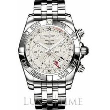 Breitling Chronomat GMT Men's Stainless Steel Watch White - AB041012/G719
