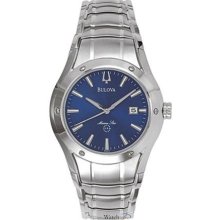 Bulova 96G92 Watch Marine Star Mens - Blue Dial