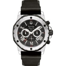 Bulova 98B127 Watch Marine Star Mens - Black Dial