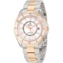 Bulova 98m113 Winter Park Two Tone Rose Gold Ladies Watch In Original Box