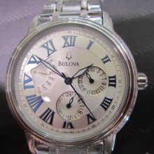 Bulova Japan Men's Watch Quartz All Stainless S Original Edition